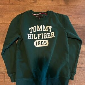 Tommy Hilfiger Dark Green Crewneck Sweater